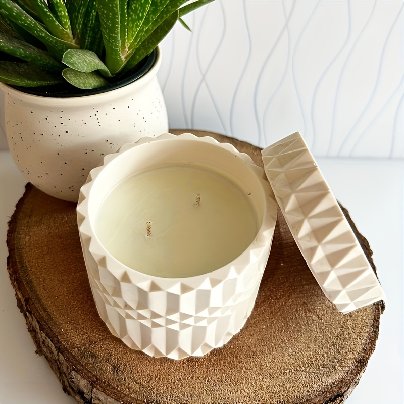Idli Steamer Mold - Resin casting mold, 1pc, striped candle
