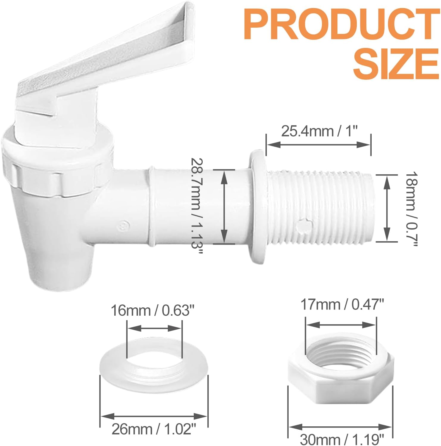 White Plastic Spigot Bucket Bo - Fermentation Crock recension och pris