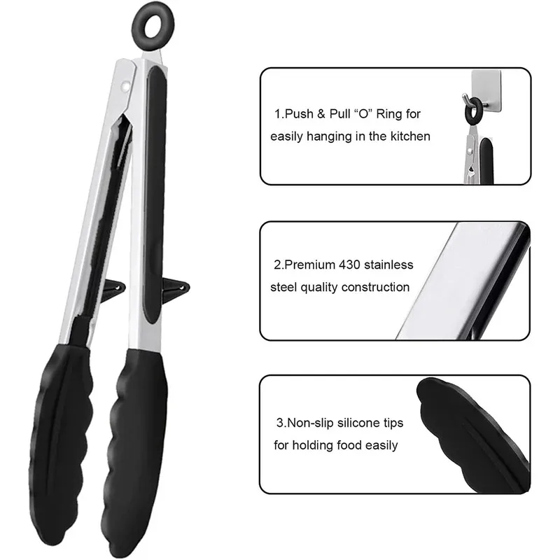3pcs Silicone Kitchen Cooking  - Home Cooking Utensil Set recension och pris