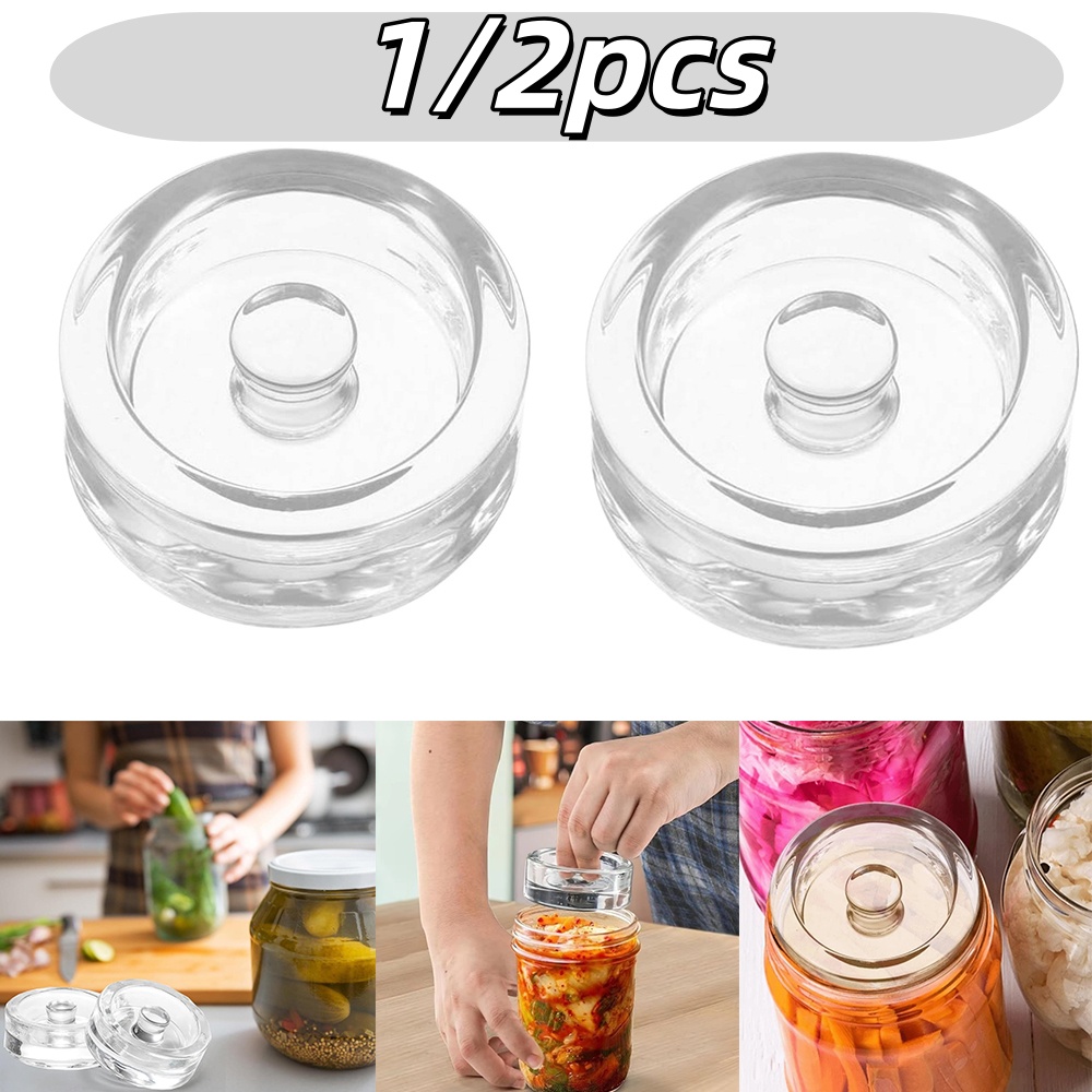 1/2pcs Fermented Glass Weights - Fermentation Crock recension och pris