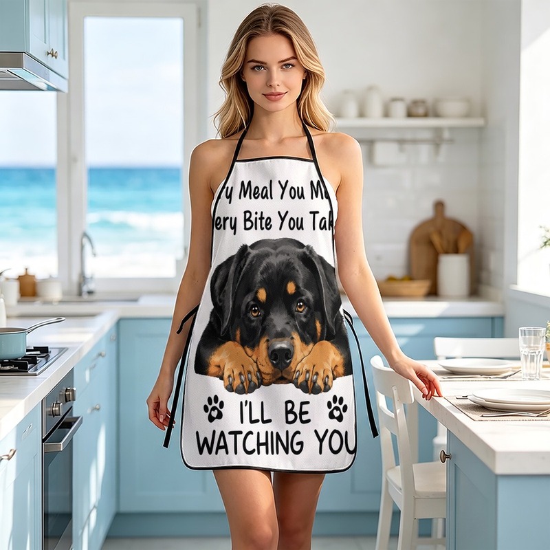 1PC【Apron】2DFlat effect，Fun Ro - Home Cooking By Food recension och pris