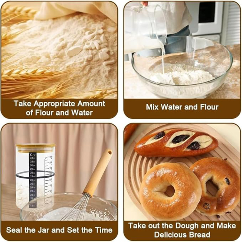 Sourdough Starter Jar Kit Sour - Fermentation Crock recension och pris