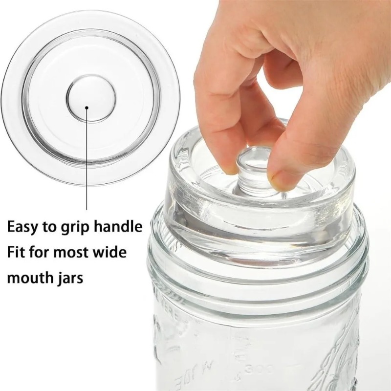 Heavy Glass Mason Jar Weights  - Fermentation Crock recension och pris