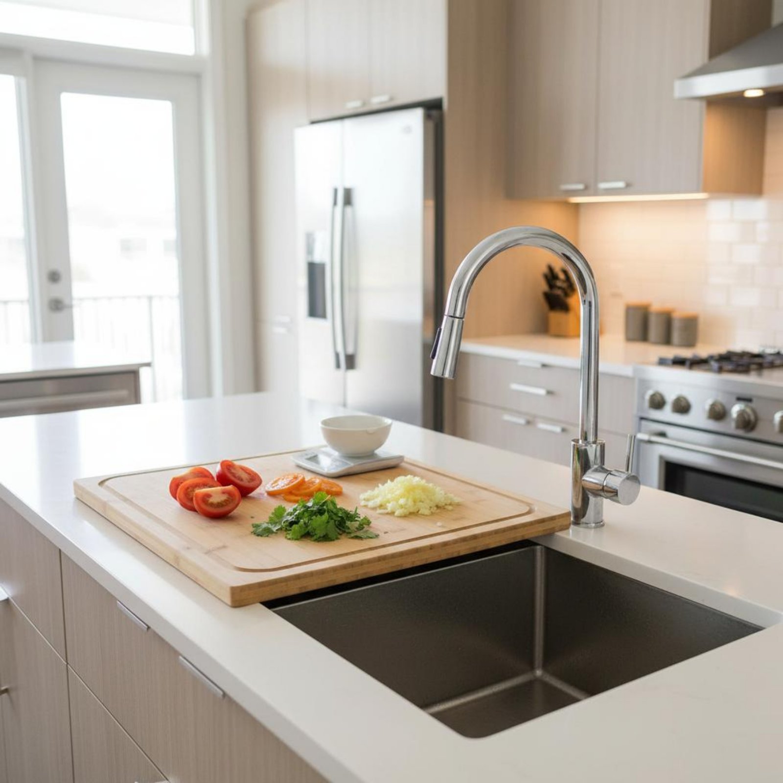 Over the Sink Cutting Board Mu - Home Cooking Kitchen recension och pris