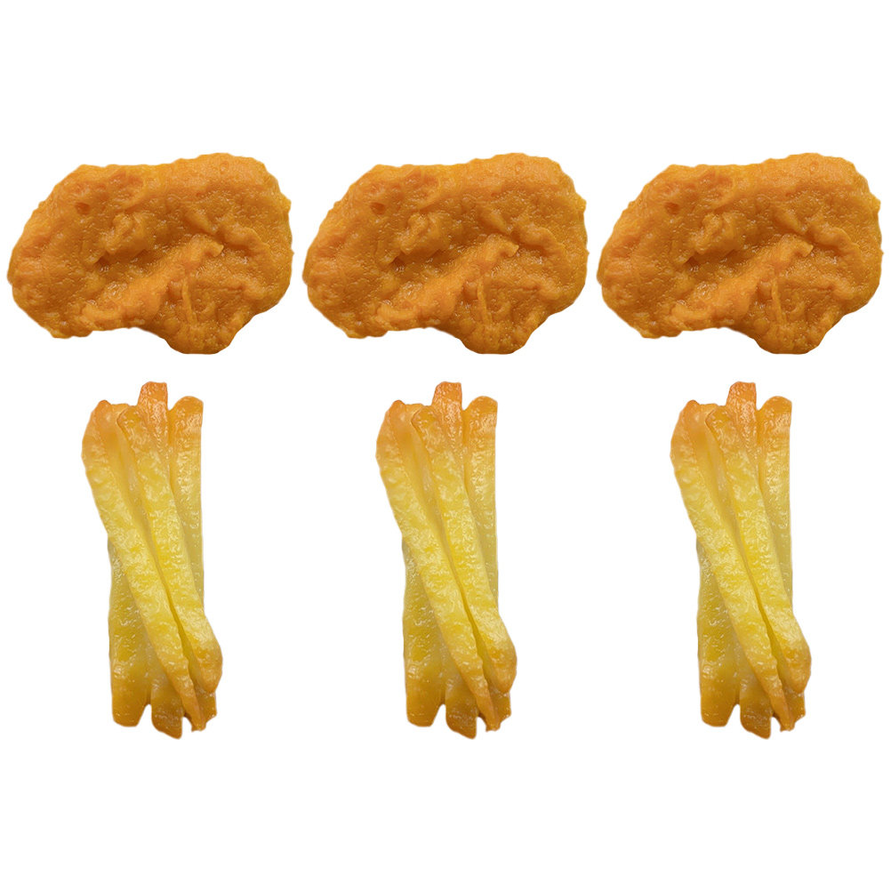 6Pcs Artificial Fried Chicken  - Home Cooking In French recension och pris