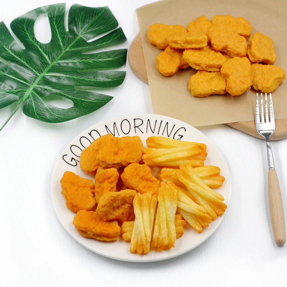 6Pcs Artificial Fried Chicken  - Home Cooking In French recension och pris