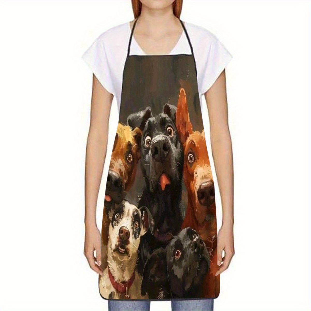 1pc Fun Kitchen Apron - Adorab - Home Cooking For Dogs recension och pris