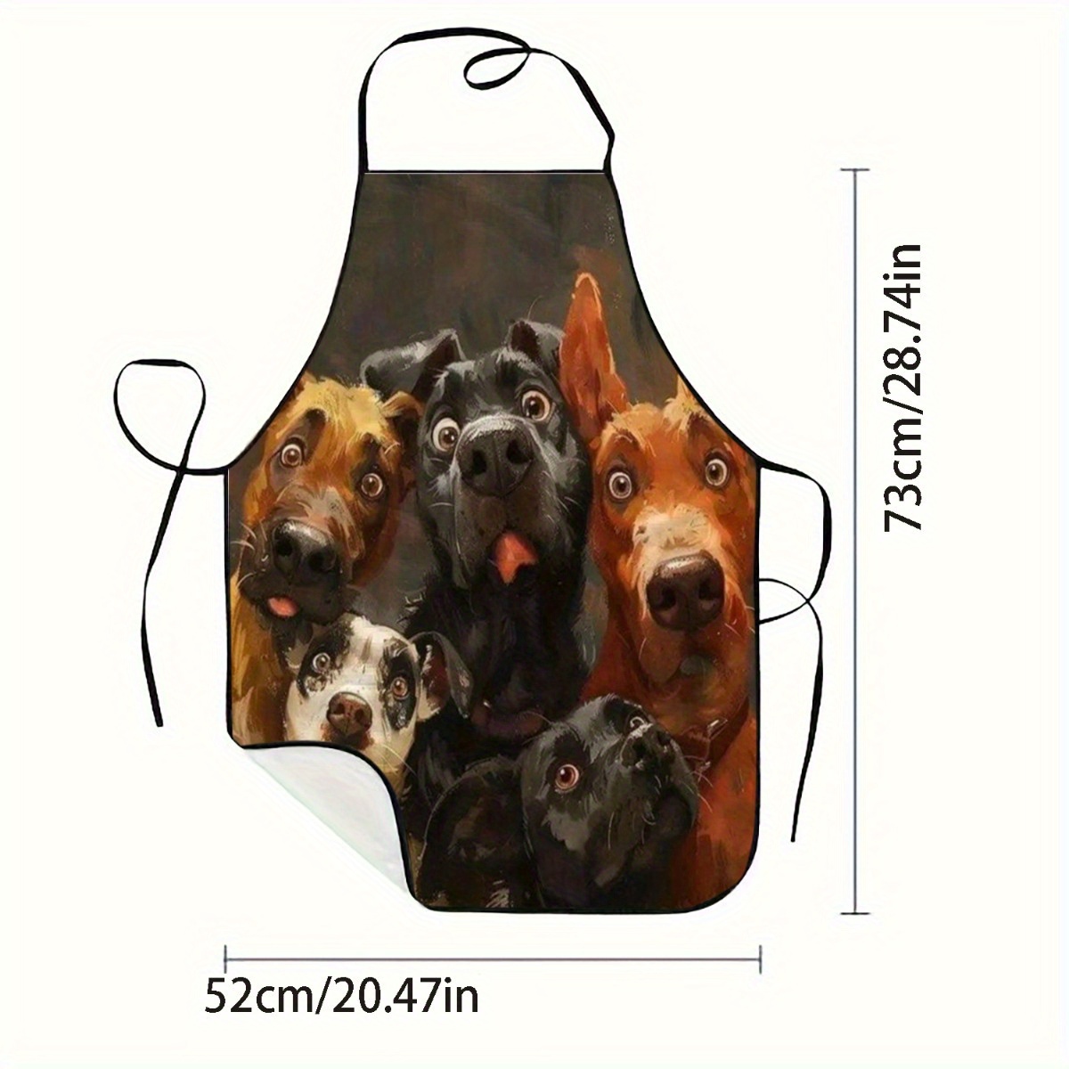 1pc Fun Kitchen Apron - Adorab - Home Cooking For Dogs recension och pris