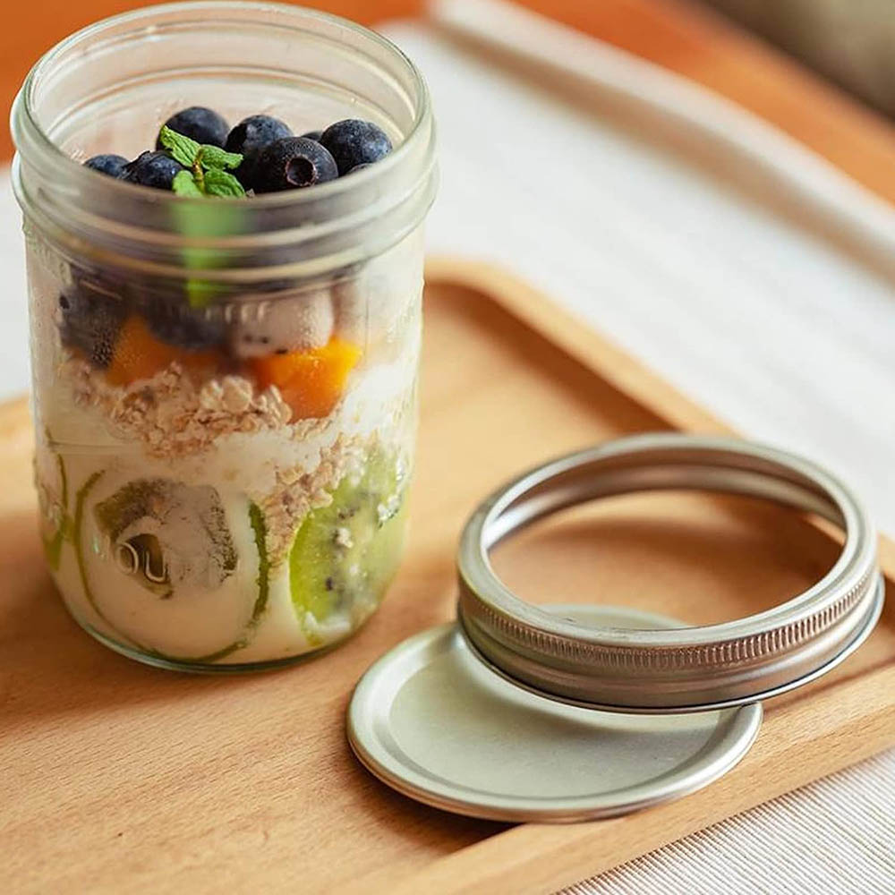16oz Wide Mouth Mason Jars wit - Fermentation Crock recension och pris