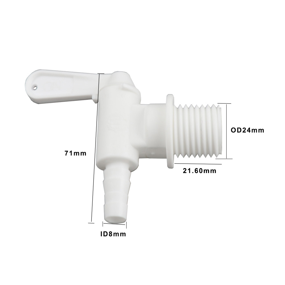 3pcs/lot White Plastic Spigot  - Fermentation Crock recension och pris