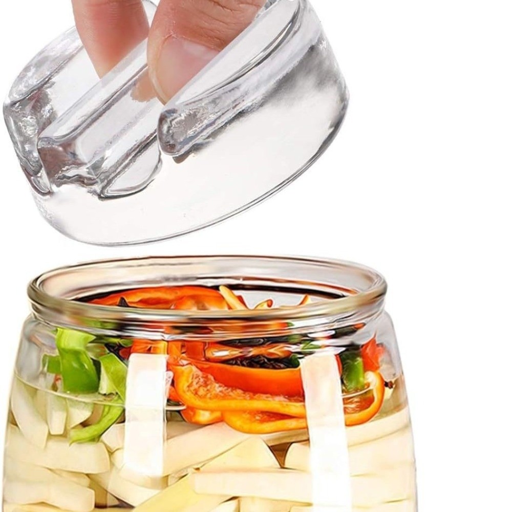 Fermented Glass Weights with H - Fermentation Crock recension och pris