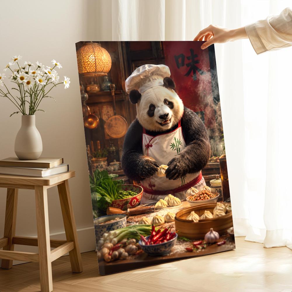 Gorilla cooking kitchen Framed - Home Cooking Kitchen recension och pris