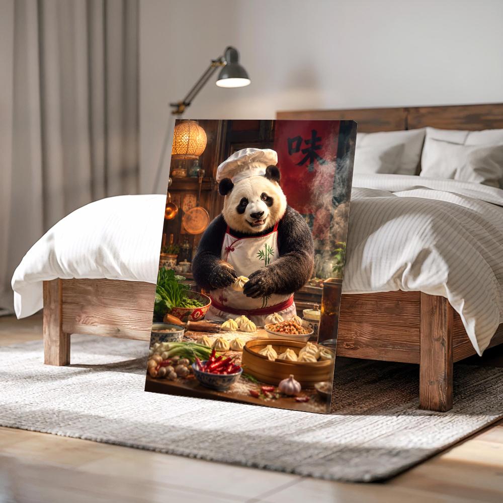 Gorilla cooking kitchen Framed - Home Cooking Kitchen recension och pris